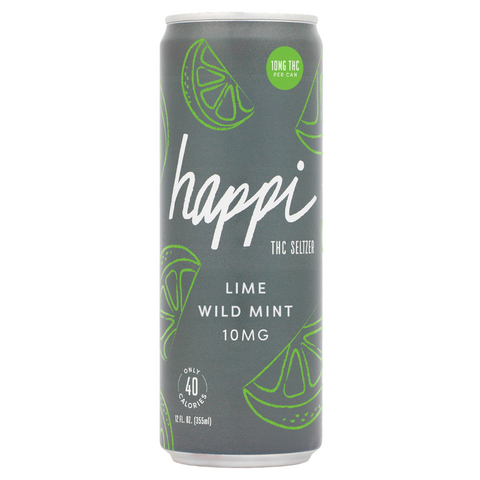 Lime Wild Mint 10mg THC Seltzer