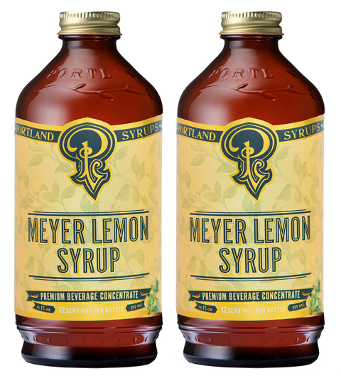 Meyer Lemon Syrup two-pack by Portland Syrups