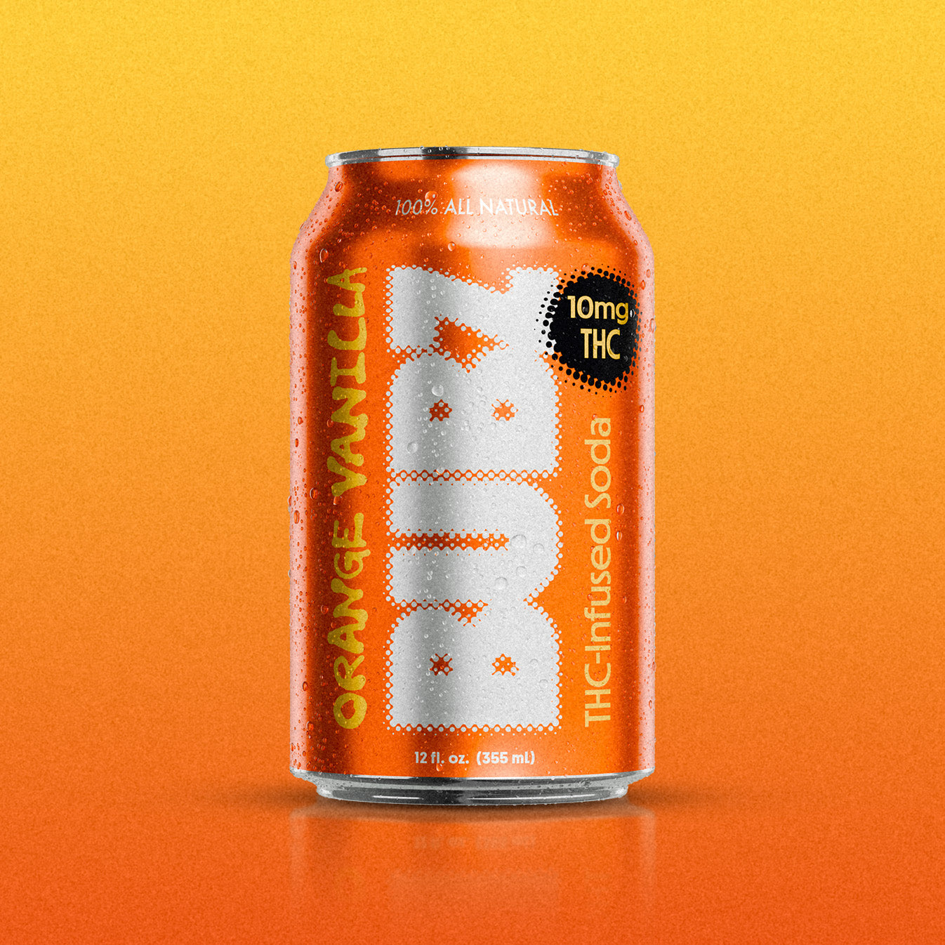 BUBZ Orange Vanilla THC Soda 4-PACK – SOBER(ISH)