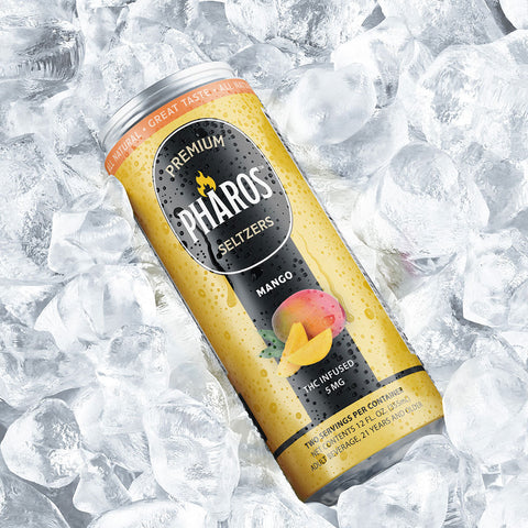 Mango THC-Infused Sparkling Drinks (4 Pack)