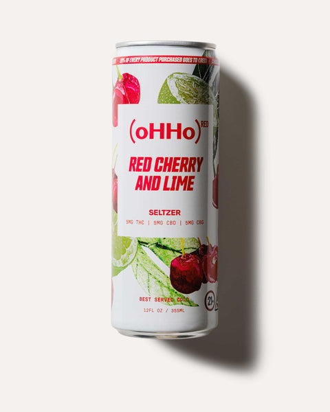 RED) Cherry Lime THC Seltzer | 20% to (RED) – oHHo – SOBER(ISH)