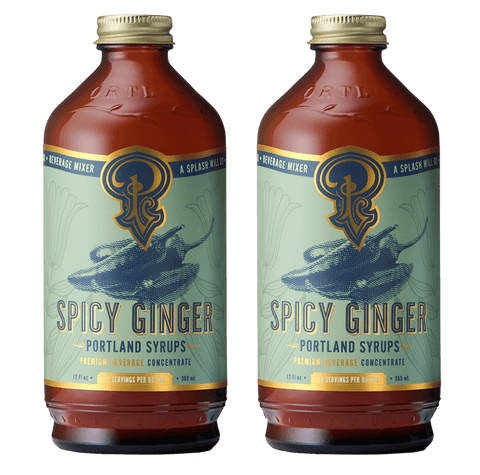 Spicy Ginger Syrup two-pack by Portland Syrups