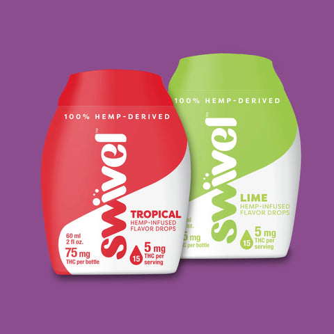 Swivel Hemp-Infused Flavor Drops – 6 pack