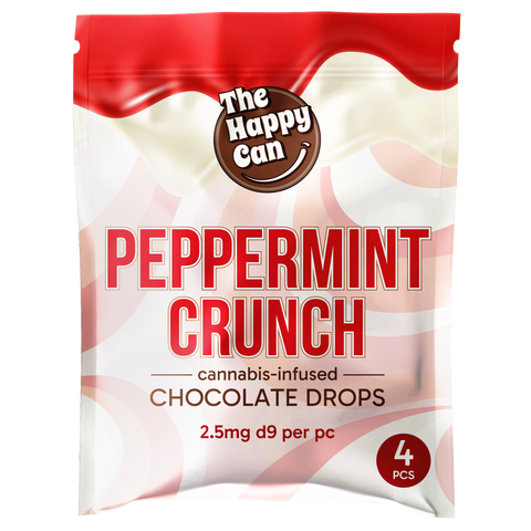 Peppermint Crunch Chocolate Drops