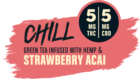 Tiger Tea Hemp-Infused Stawberry Acai CHILL