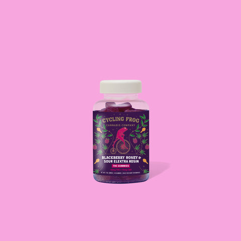 Blackberry Honey Rosin Gummies, 10mg THC + 10mg CBD