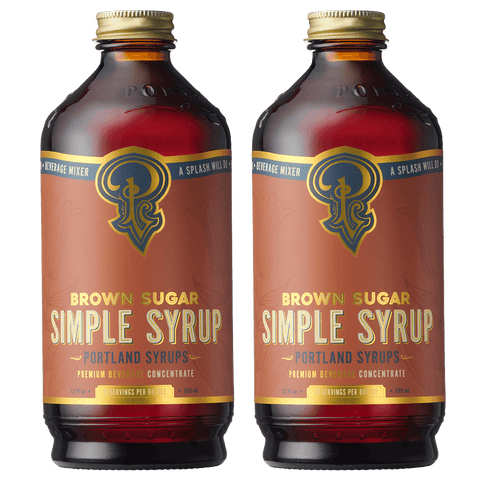 Brown Sugar Simple Syrup two-pack by Portland Syrups