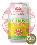 High Spirits 2025 Gold Award winner Modern Alchemist Citrus Spritz Cannabis Infused Mocktail. Alcohol free. 