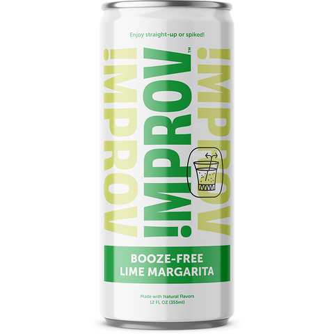 Booze-Free Lime Margarita 8 Pack by IMPROV Booze-Free Cocktails