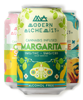 Variety Pack of Modern Alchemist Cannabis Infused Mocktails including Citrus Spritz, Jungle Bird, and Margarita. Alcohol free. 