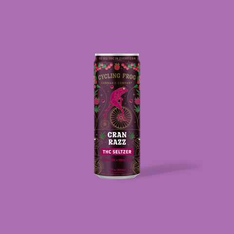 Cycling Frog Cran Razz 10mg THC Seltzer