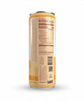 The image shows the back of a "Drinkin' Buds Beverages" Mai Tai can, with a Nutrition Facts label listing 35 calories per 12 oz and 15% juice. It includes a QR code, THC warning, and "Powered by SōRSE" branding.