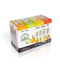 The image features the front of the "Drinkin' Buds Beverages" THC Cocktail Variety Pack, promoting "Real. Legal. THC." The box highlights four flavors: Mai Tai, Margarita, Spiked Lemonade, and Rum Punch, each containing 5 mg of THC and 5 mg of CBD.