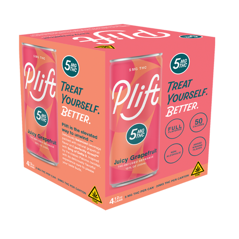 Plift (5mg THC) - Juicy Grapefruit 8pk