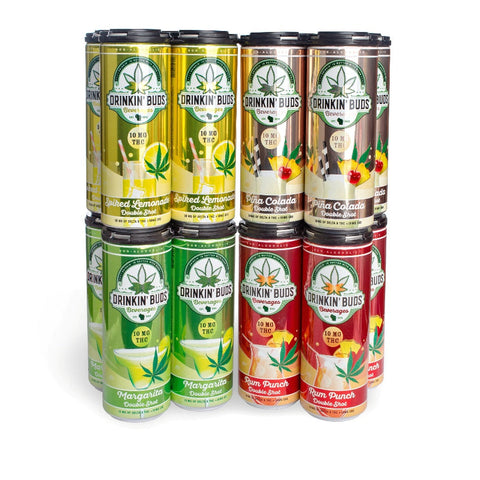 Double Shot Starter Pack 10mg THC Cocktails, 4-4 packs