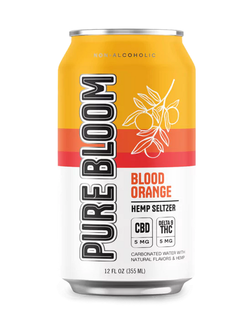 Blood Orange Hemp Seltzer